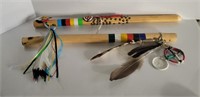 Native Dance Sticks (reproduction)