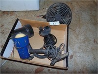 Magnetic & Clamp-On Elect. Lights & Elect. Fan
