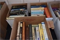 (3) Boxes of Books -