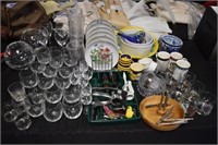 Barware, Herb Plates, Art Glass Plant Feeders