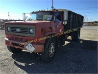 1984 CHEVROLET 70 SERIES W/16" FLAT BED GRAIN BODY