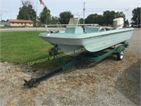 1969 SEA STAR 1702 FIBERGLASS OPEN BOW BOAT W/1968