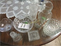 Cut Glass lot -Various pieces