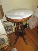 Marble top table 28" tall
