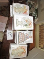 4 porcelain figurines Seraphim Classics