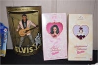 (2) Barbies & Elvis Hasbro Teen Idol Doll