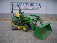 John Deere 2305 4x4 utility tractor w/ +