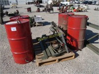 Pallet w/ misc items: electric grinder, and