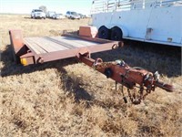 1997 Ditch Witch 6'x11.5' Single Axle Trailer,