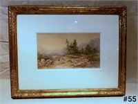 William Nicoll Cresswell Watercolour Signed &Dated