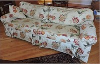 Vintage Ethan Allen Floral Sleeper Sofa