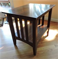 Vintage Ethan Allen Cherry Mission-Style Table