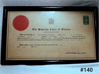 Supreme Court of Canada & Law Stamp