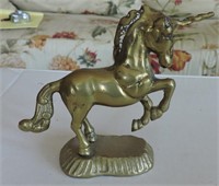 Vintage Gilded Spelter Unicorn