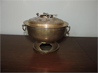 Vintage Solid Brass Korean Hot Pot Steamer