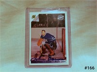 Johnny Bower Card Signed