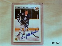 Frank Mahovolich Card Signed