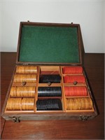 Vintage Lowe Case for Poker Chips, Cards & Dice