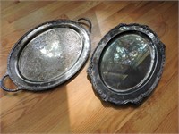 Vintage Wilcox Silver Co. Silver Plated Trays