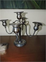 Vintage Silver Plated Candelabra