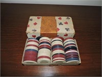 Vintage Plastic Poker Chips