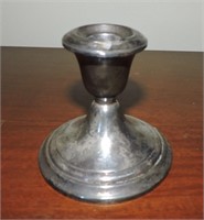 Sterling Weighted Single Candle Holder