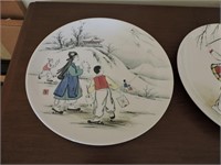 1962 Korea Oil Corporation Commemorative Plates
