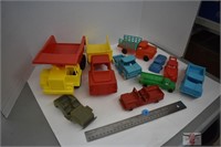 Vintage Plastic Jeeps & Toy Trucks