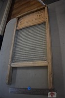 "National Washboard Co." Glass Washboard