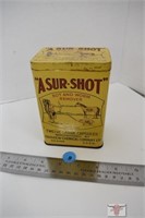 "A Sure Shot" Bot and Wormer Tin - Size 12 Large