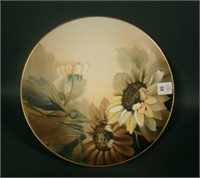 Signed Nippon Sunflower Wall Plaque