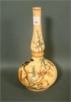 Opaque Bristol Style Decorated Vase