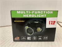 1600 Lumen Rechargeable Multi-Function Headlight