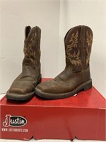 Justin Size 10EE Steel Toe Work Boots