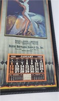 Butte Bottlers Supply Co Calendar Butte Montana