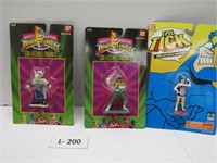 Lot of 2 - Power Rangers and 1 The Tick Figures