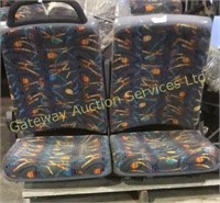 Bus Seats Never Used: 4 Sets of 2 Seats