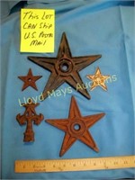 5pc Cast Iron Stars & Topper