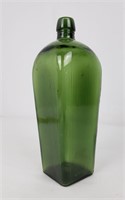Forest Green Ribbed Case Gin Bottle