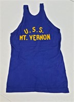 WWII WW2 USS MT Vernon Basketball Jersey