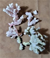 Lot of Branch Coral Red Green Jewelry Making