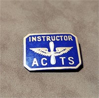 US Army Air Corps Tactical School Instructor Badge