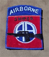 Vietnam Theater Made Army Airborne Sniper Patch