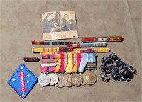 WW2 Named USMC Marine Corps Medal Lot