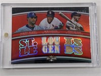 5/36 2010 Topps 3xs Threads Musial Pujols Gibson