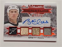 1/3 2020 Leaf Ultimate Signature Relics Brett Hull