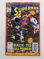 SIGNED & 797/2500 DC Superman #50