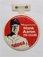 1974 Hank Aaron 715 HR Club Magnavox Advertisement