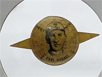 1938 Tab Pin Carl Hubbel