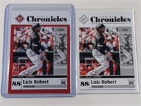 2020 Chronicles Luis Robert Red Parallel 6/100